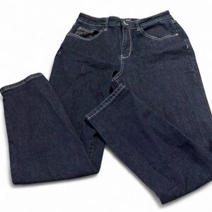 Judy Blue Women's Straight Dark Blue Denim Jeans